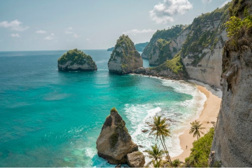 A beach in Bali