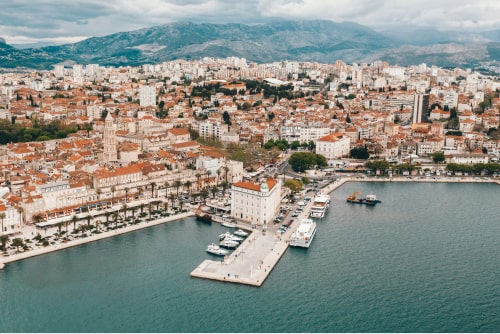 The port in Split